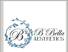 Tablet Screenshot of bbellaaesthetics.com